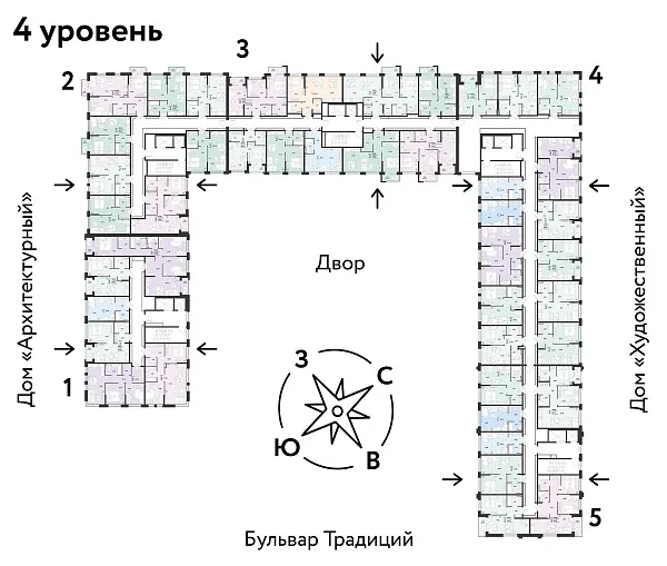 Количество комнат: 3,  57.61 кв.м.