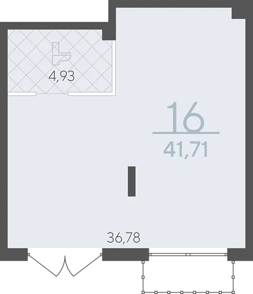 Офисные помещения, 41 кв.м., Геннадия Райкова, 21
