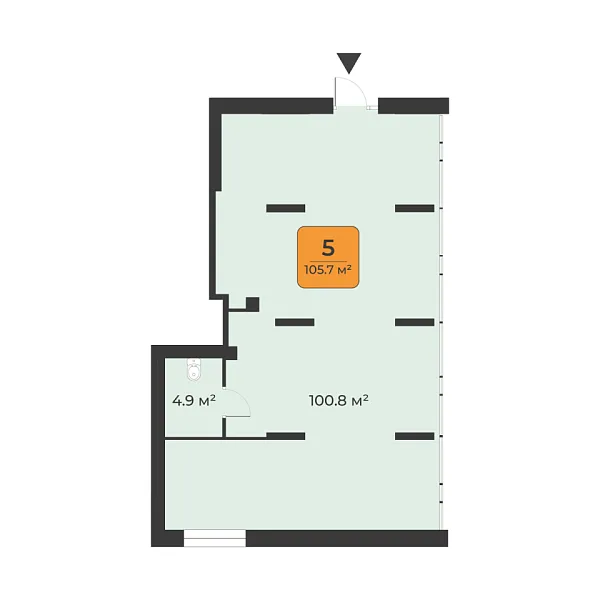 Помещения свободного назначения, 105 кв.м., Восточный район, Эльвиры Федоровой, 3