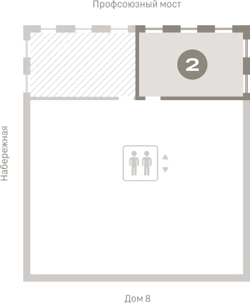 Количество комнат: 2,  61.9 кв.м.