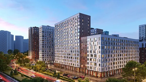 Купить квартиру в ЖК "Бунинские кварталы" от 7498418 ₽