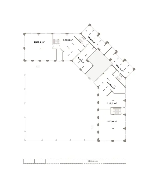 Торговые помещения, 227 кв.м.