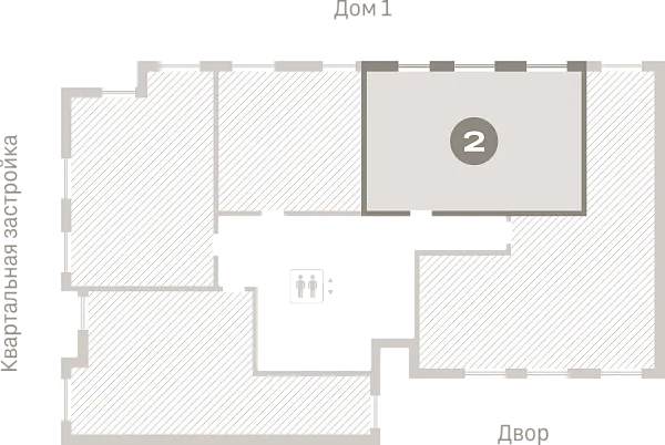 Количество комнат: 2,  63.4 кв.м.