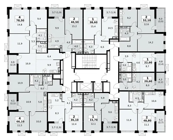 Количество комнат: 1,  20.6 кв.м.