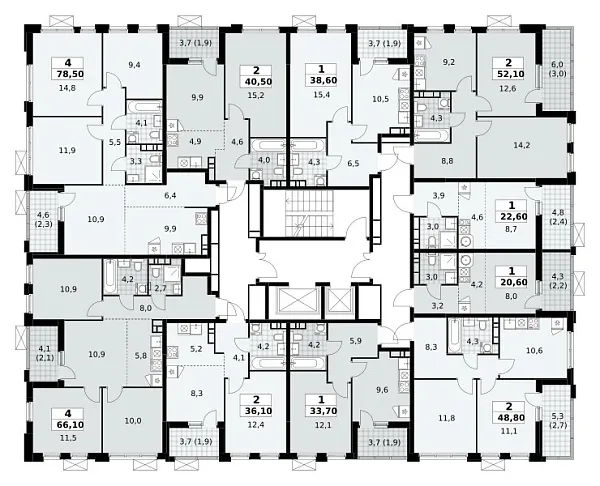 Количество комнат: 1,  20.6 кв.м.