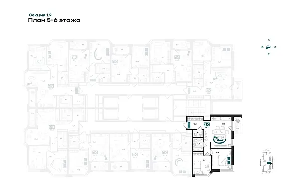 Количество комнат:,   кв.м.