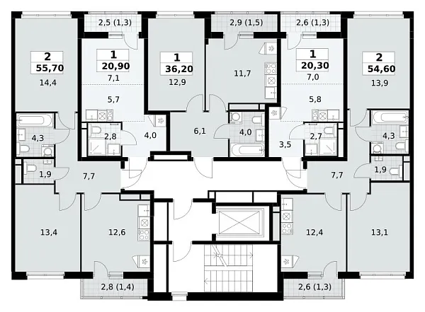 Количество комнат: 1,  20.9 кв.м.