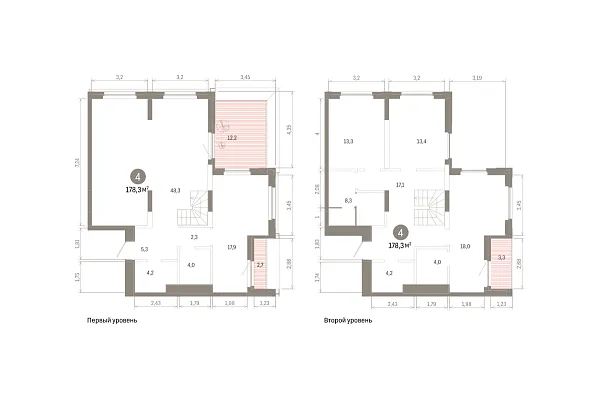 Количество комнат: 4,  177.45 кв.м.