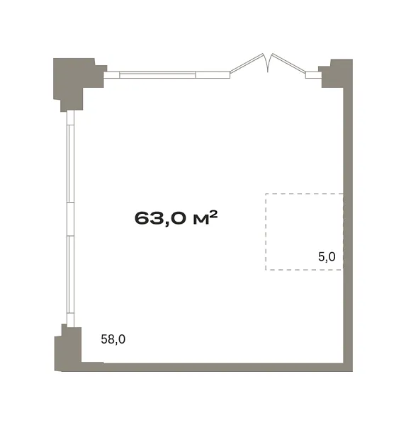 Торговые помещения, 63 кв.м., ул. Павла Фитина, 7