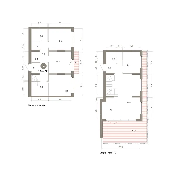 Количество комнат: 4,  137.88 кв.м.