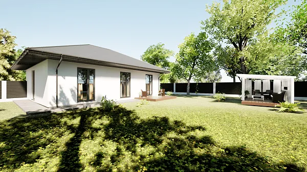 Коттедж, 83 кв.м.,  (участок 22)