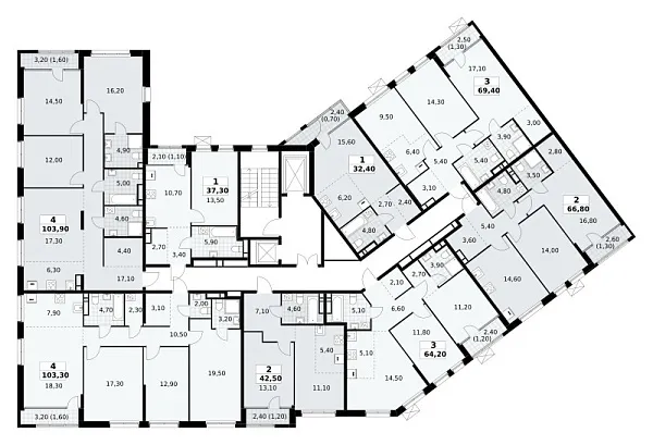 Количество комнат: 1,  37.3 кв.м.