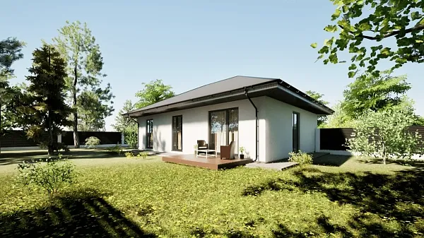 Коттедж, 101 кв.м.,  (участок 10)