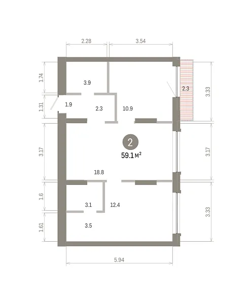 Количество комнат:,   кв.м.