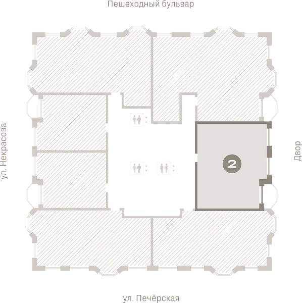 Количество комнат: 2,  73.6 кв.м.
