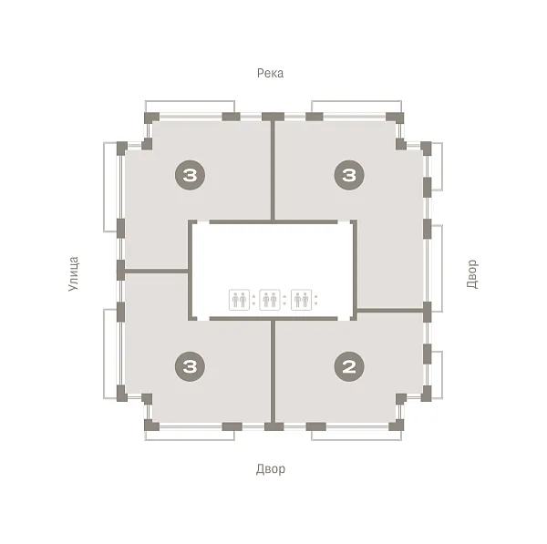 Количество комнат: 3,  130.2 кв.м.