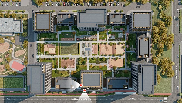 Количество комнат: 2,  64.4 кв.м.