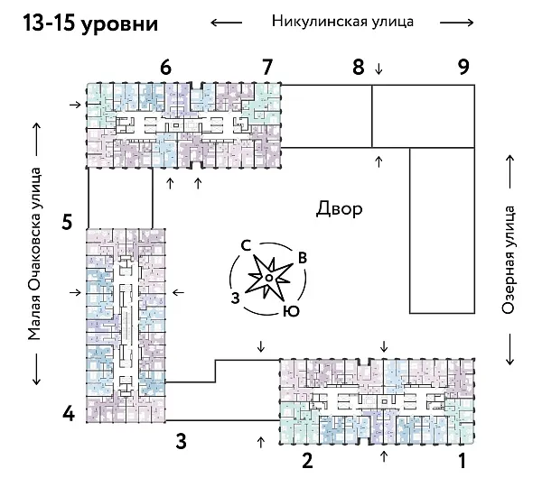 Количество комнат: 2,  42.5 кв.м.