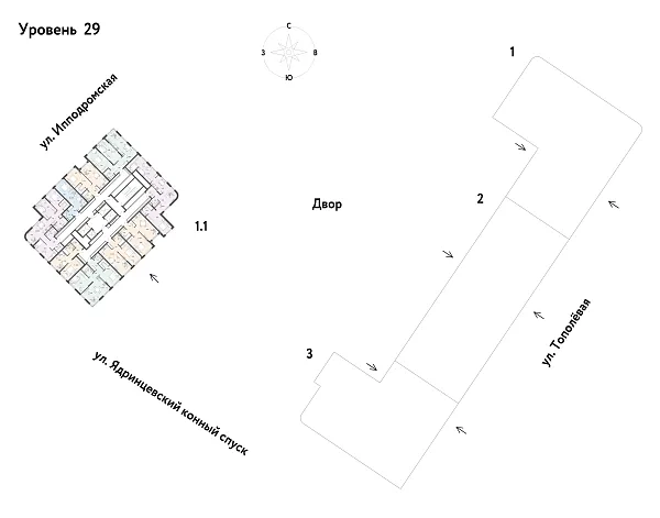 Количество комнат: 3,  75.6 кв.м.