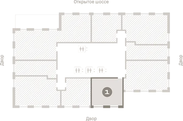 Количество комнат: 1,  39.5 кв.м.
