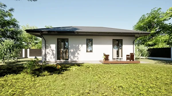 Коттедж, 74 кв.м.,  (участок 17)