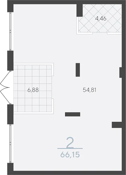 Офисные помещения, 68 кв.м., Василия Шамова, 6