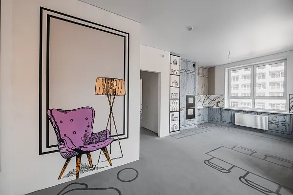 Количество комнат: 2,  82.7 кв.м.