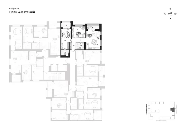 Количество комнат: 2,  77.5 кв.м.