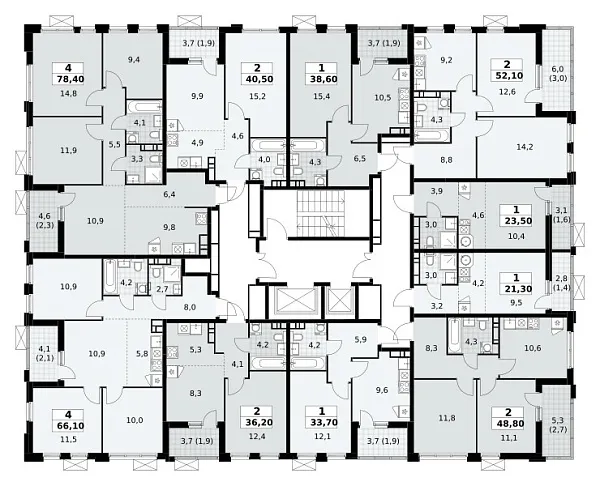 Количество комнат: 1,  21.3 кв.м.