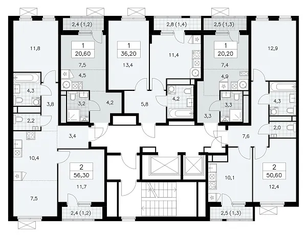 Количество комнат: 1,  20.2 кв.м.