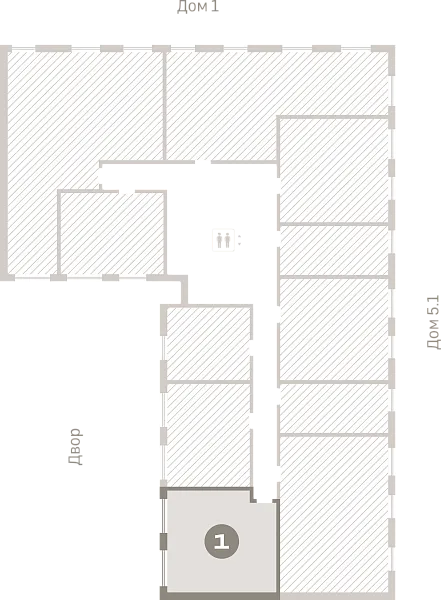 Количество комнат: 1,  45.13 кв.м.