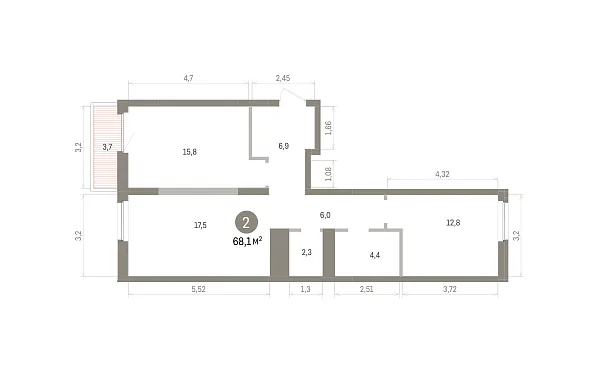 Количество комнат:,   кв.м.