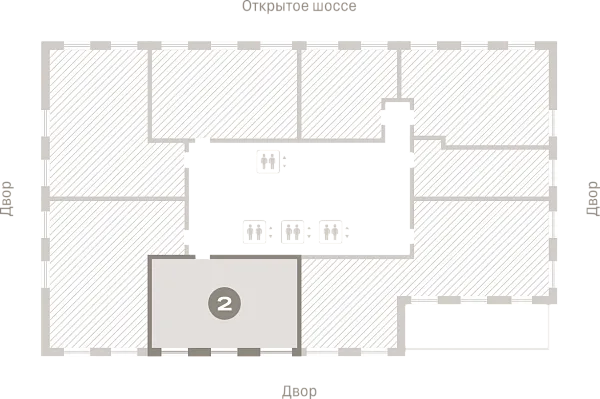 Количество комнат: 2,  58.6 кв.м.