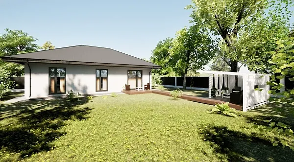 Коттедж, 101 кв.м.,  (участок 10)