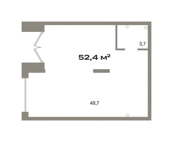 Торговые помещения, 52 кв.м., Калининский, ул. Краснооктябрьская,  д. 4, корпус 2