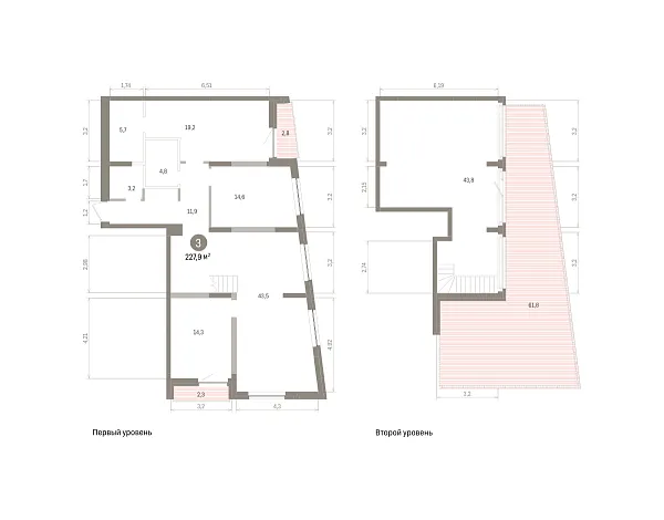 Количество комнат: 3,  227.9 кв.м.