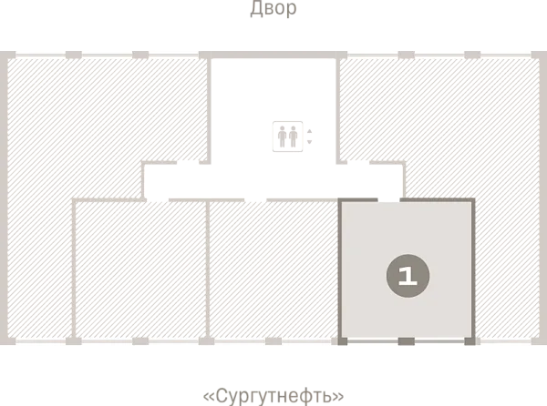Количество комнат: 1,  42.86 кв.м.