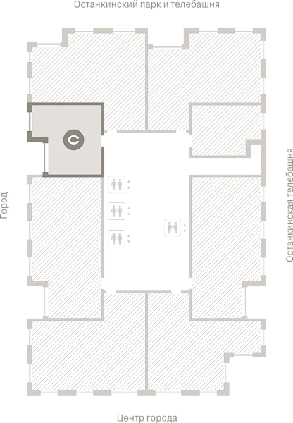 Количество комнат: Студия,  44.12 кв.м.
