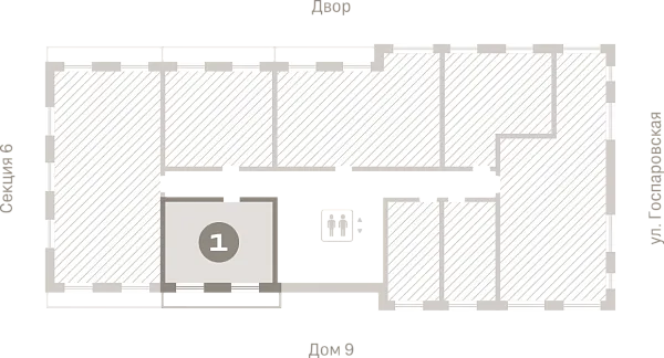 Количество комнат: 1,  38.05 кв.м.