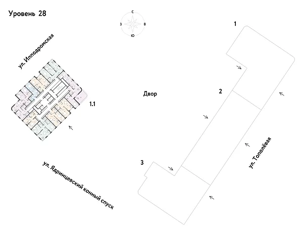 Количество комнат: 3,  83.93 кв.м.