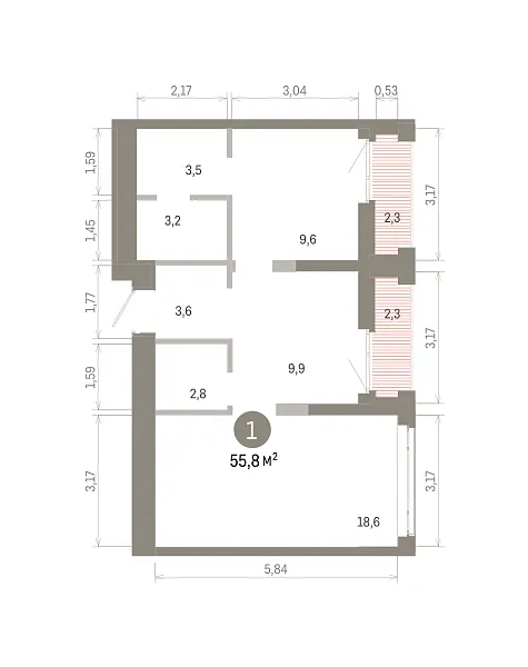 Количество комнат:,   кв.м.