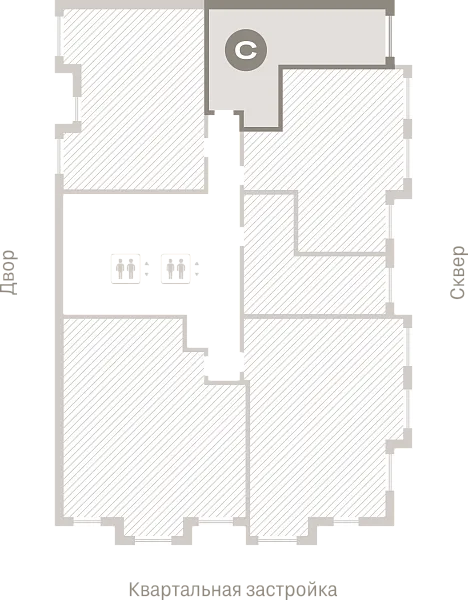 Количество комнат: Студия,  39.01 кв.м.