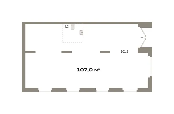 Торговые помещения, 107 кв.м., Ленинский, ул. Республики,  дом 203, корпус 3