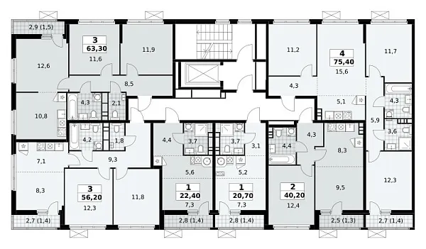 Количество комнат: 1,  20.7 кв.м.