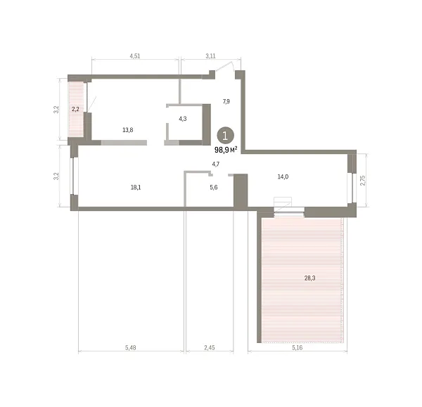 Количество комнат:,   кв.м.