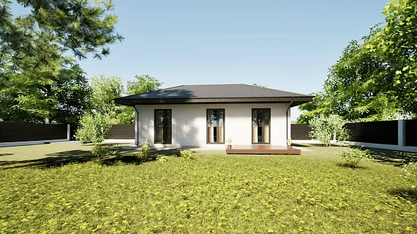 Коттедж, 63 кв.м.,  (участок 25)