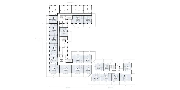 Офисные помещения, 68 кв.м.