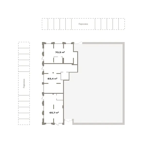 Торговые помещения, 83 кв.м.
