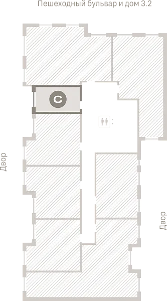 Количество комнат: Студия,  22.64 кв.м.