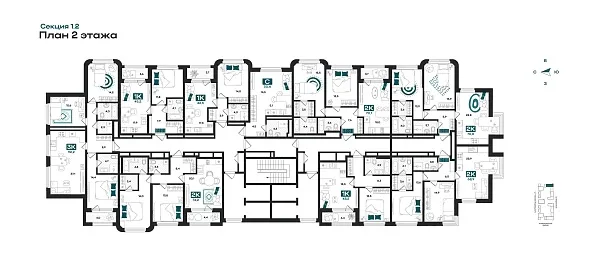 Количество комнат: 2,  70.8 кв.м.